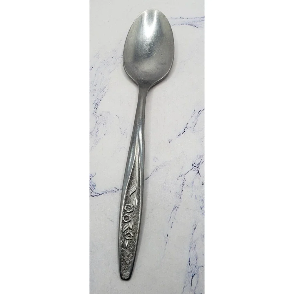 Superior Stainless Flatware Radiant Rose 6 piece Spoons